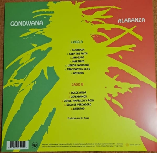 Gondwana Alabanza Estándar Vinilo2