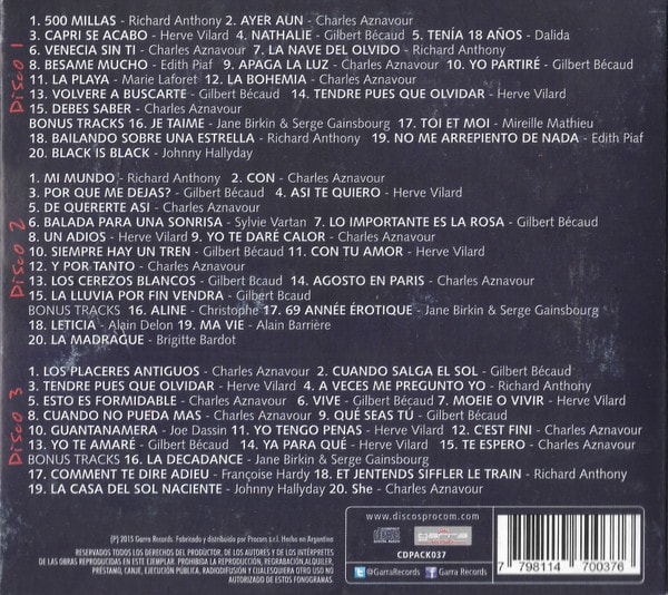 Lo Mejor De Francia En Catellano CD2