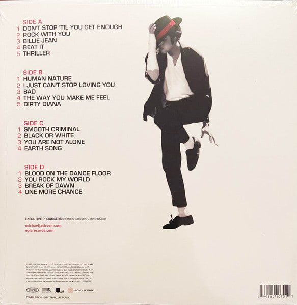 Michael Jackson Number Ones (colorido) Vinilo2