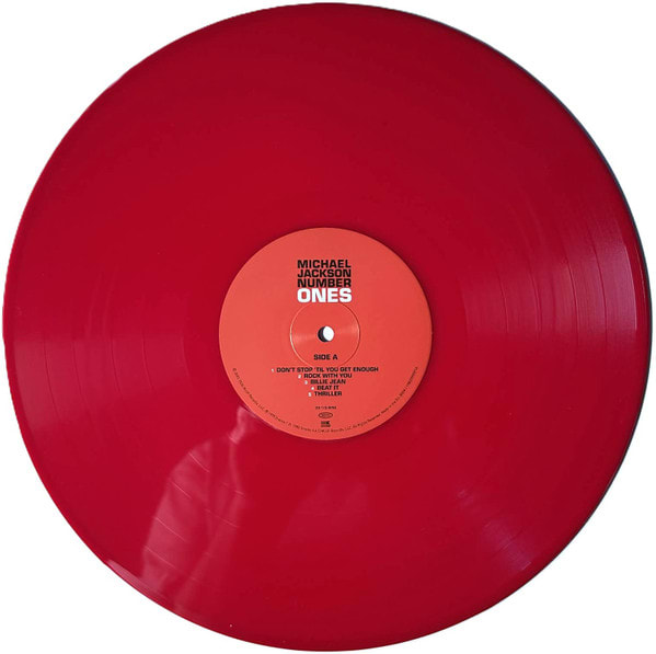 Michael Jackson Number Ones (colorido) Vinilo3