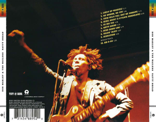 Bob Marley & The Wailers Natty Dread Cd2
