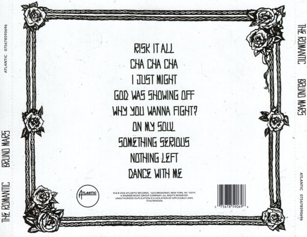 Cd Bruno Mars The Romantic2