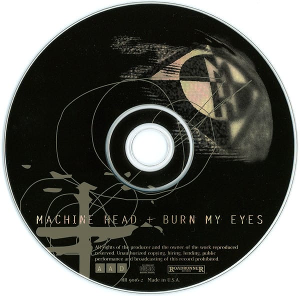 Machine Head Burn My Eyes Nuevo Y Sellado cd3