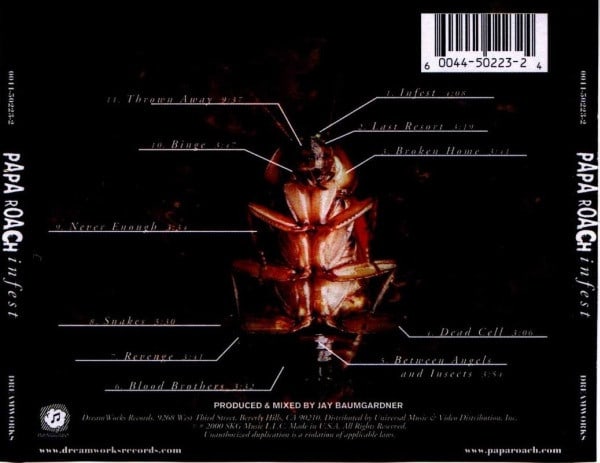 Papa Roach Infest Cd2