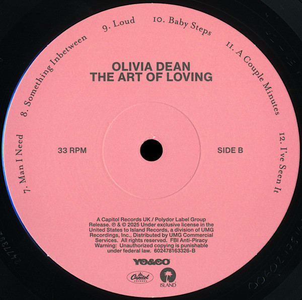 Olivia Dean The Art Of Loving Vinilo4