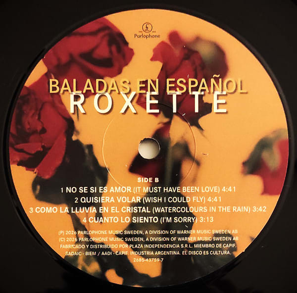 Vinilo Roxette Baladas En Español5