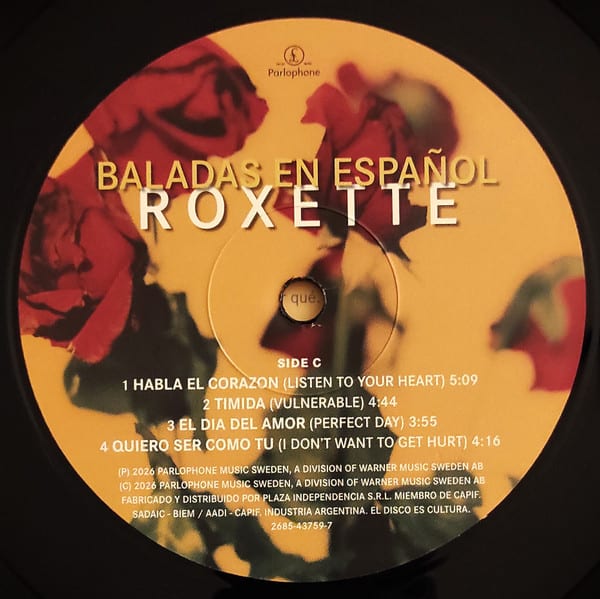 Vinilo Roxette Baladas En Español6