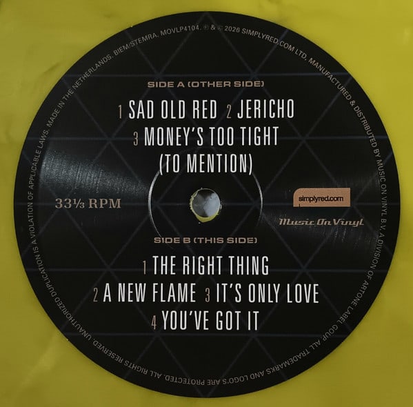 Simply Red Holding Back The Years: 40 Years Of Simply Red (Live In Santiago) Vinilo9