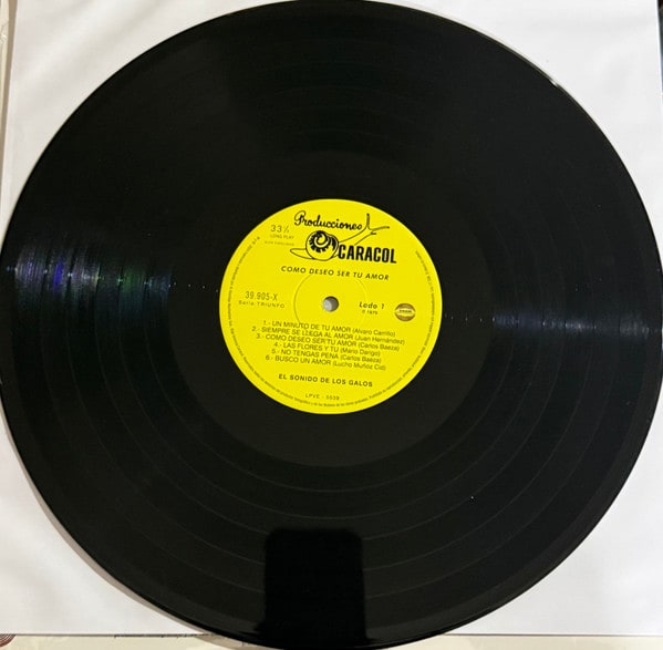 Los Galos Como Deseo Ser Tu Amor Vinilo3