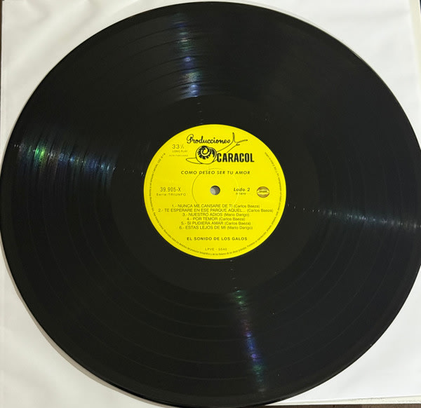 Los Galos Como Deseo Ser Tu Amor Vinilo4