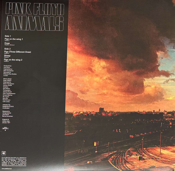 PINK FLOYD ANIMALS (180G) (2016 VERSION) Vinilo3