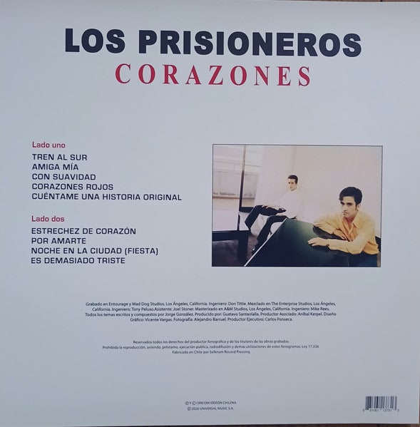LOS PRISIONEROS CORAZONES (PICTURE) VINILO3