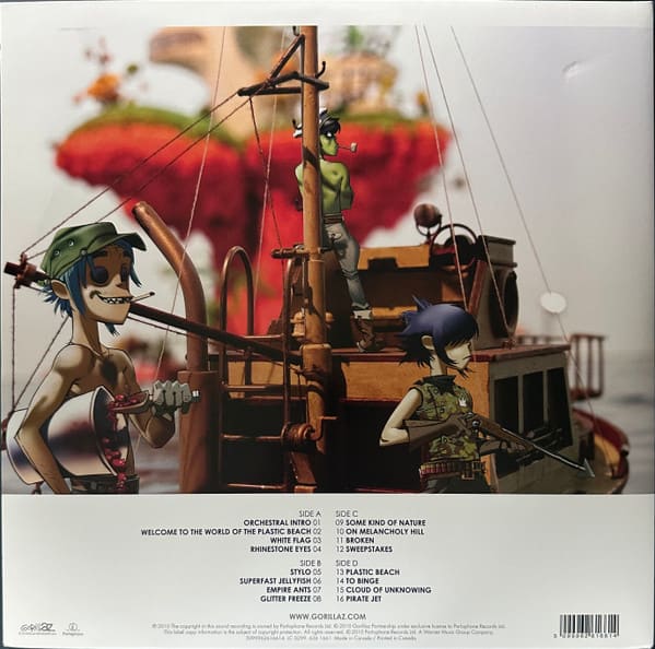 Gorillaz Plastic Beach 2 Lp Nuevo Sellado Vinilo2