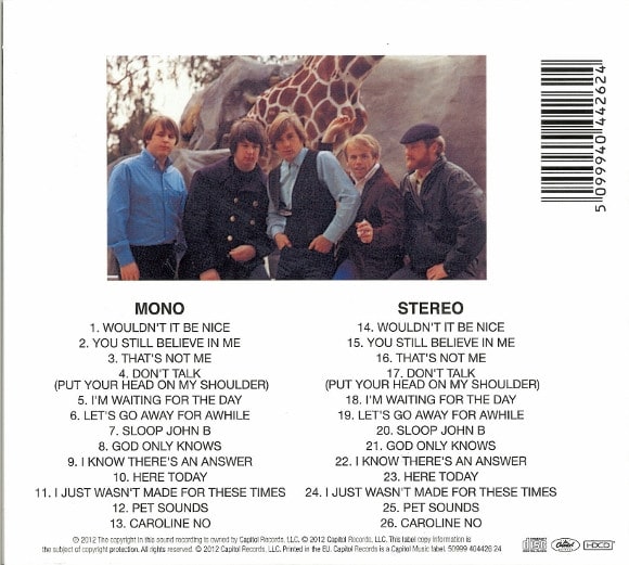The Beach Boys Pet Sounds Cd2