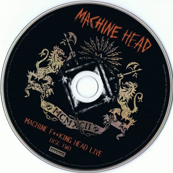 Machine Head Machine F**king Head Live CD3