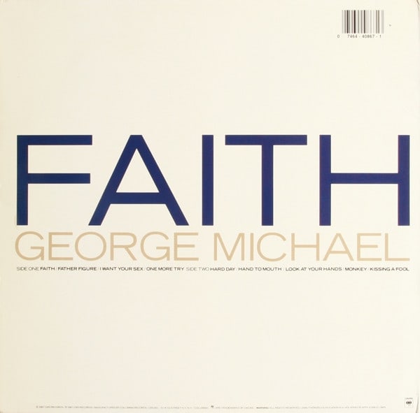 George Michael Faith Vinilo2