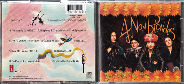 4 Non Blondes Bigger, Better, Faster, More! CD3