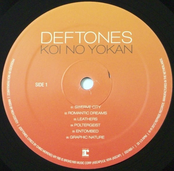 Deftones Koi No Yokan Vinilo4