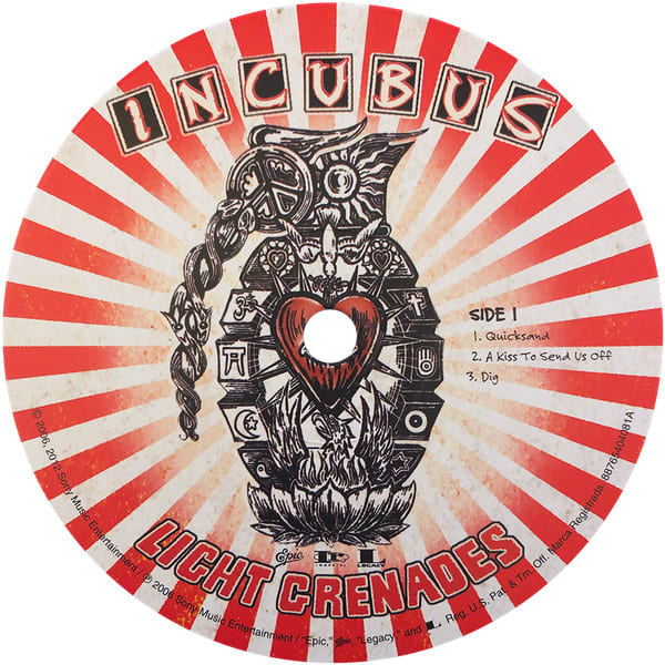 Incubus Light Grenades Vinilo3