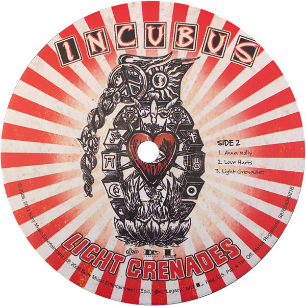 Incubus Light Grenades Vinilo4