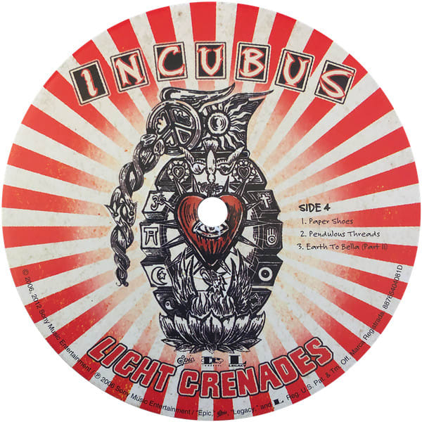 Incubus Light Grenades Vinilo6