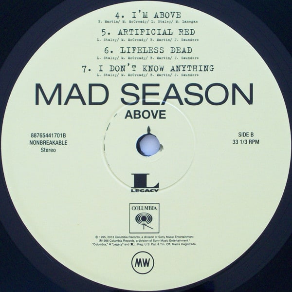 Mad Season Above Vinyl4
