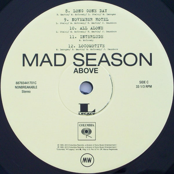 Mad Season Above Vinyl5