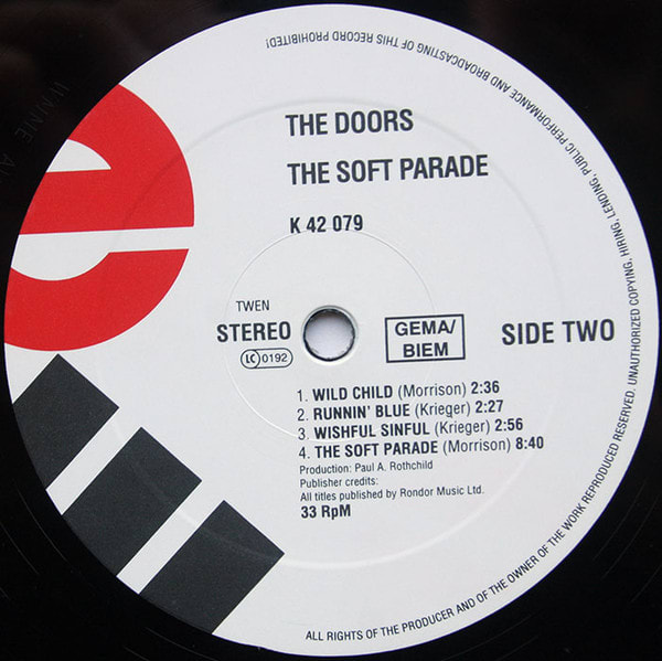 The Doors - The Soft Parade Vinilo4