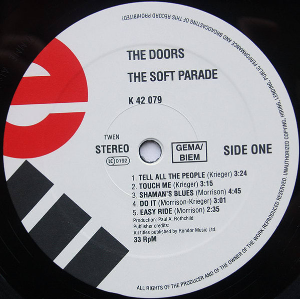 The Doors - The Soft Parade Vinilo3