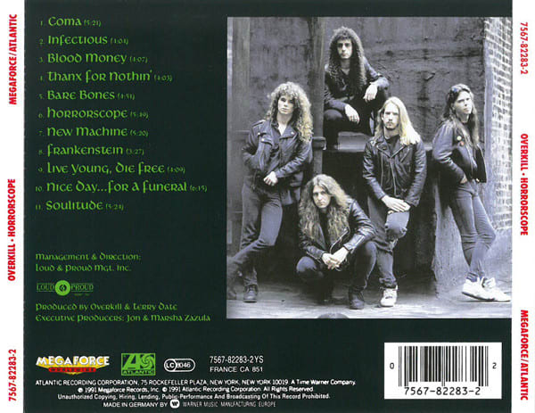 Overkill Horrorscope Cd2