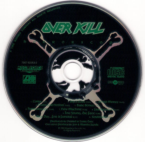 Overkill Horrorscope Cd3