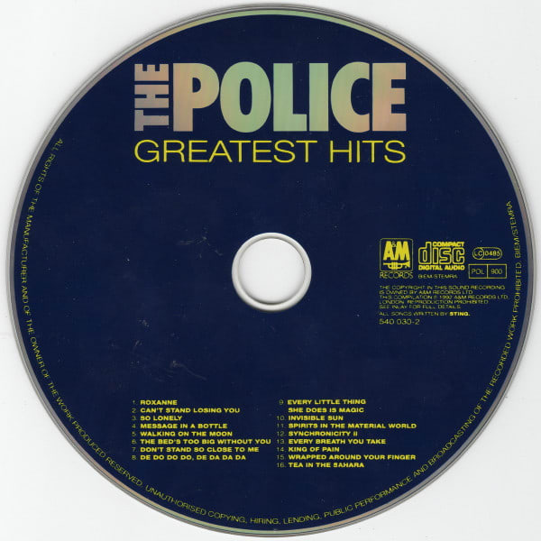 The Police Greatest Hits Cd3