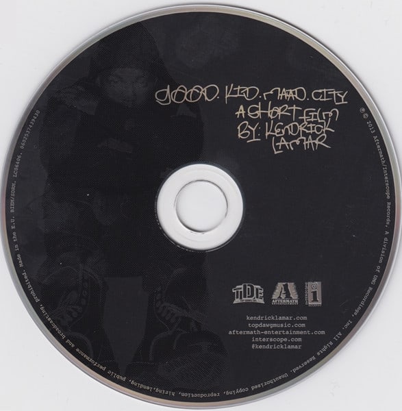Kendrick Lamar good kid, m.A.A.d city Cd3