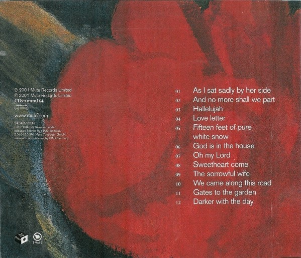 Nick Cave & The Bad Seeds No More Shall We Part Cd2