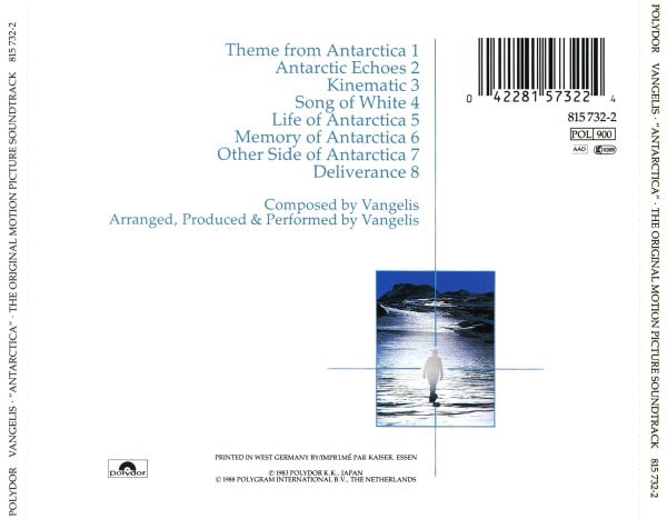 Vangelis, Ost. Ost.:Antarctica Cd2