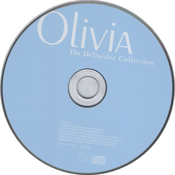 Olivia Newton-John The Definitive Collection Cd3