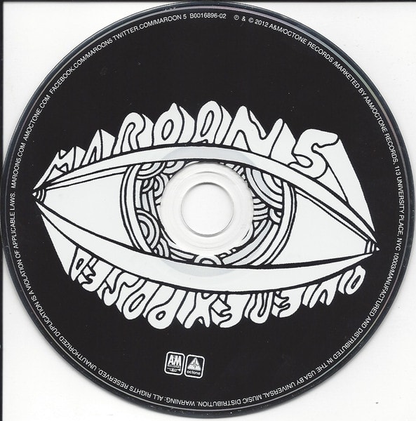 Maroon 5 Overexposed Cd2