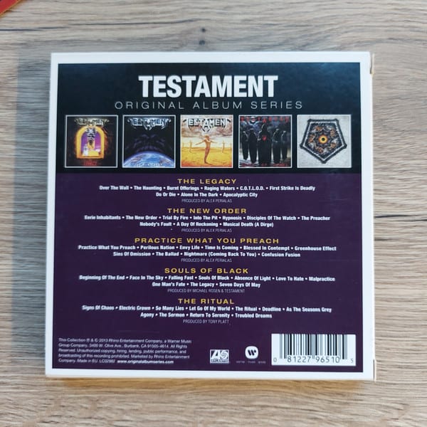 Cd Testament Original Album Series2
