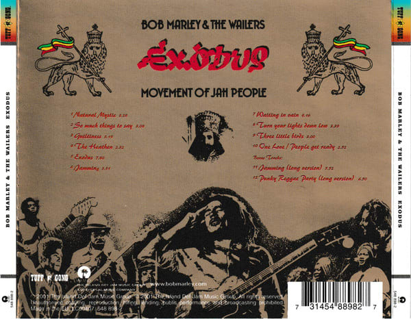 Bob Marley & The Wailers Exodus Cd2