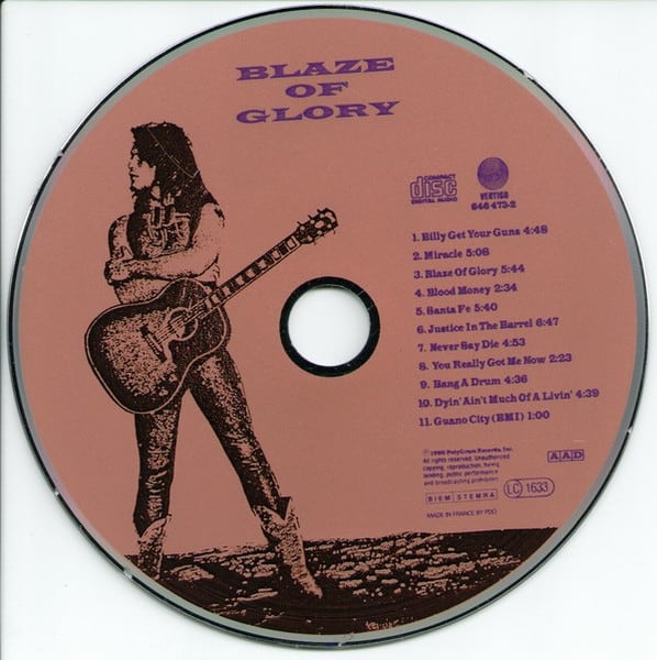 Jon Bon Jovi Blaze Of Glory Cd3