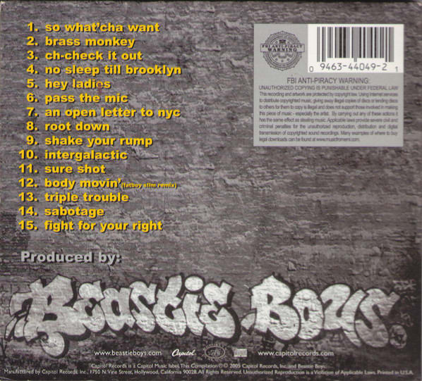 Beastie Boys Solid Gold Hits CD2