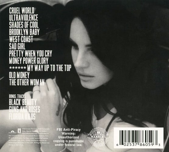 Lana Del Rey Ultraviolence Cd2