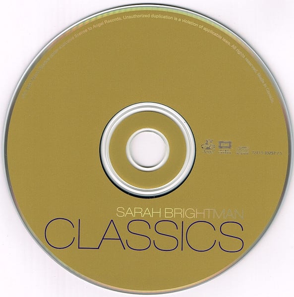 Sarah Brightman Classics CD3