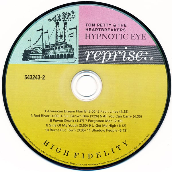 Tom Petty & The Heartbreakers Hypnotic Eye CD3