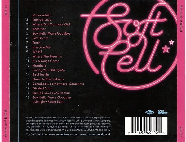 Soft Cell The Very Best Of Soft Cell CD2