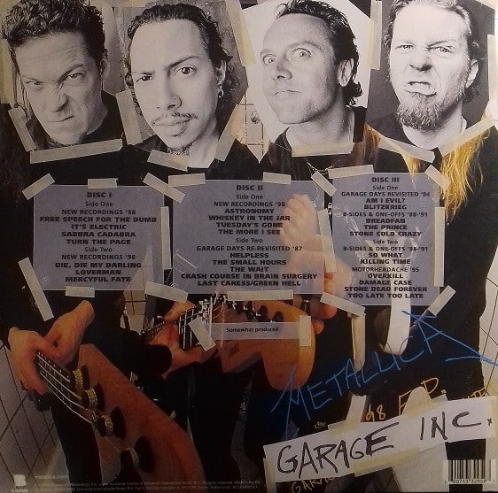 Metallica Garage Inc. Vinilo2