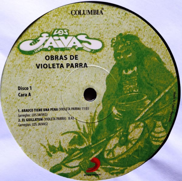 Los Jaivas Obras De Violeta Parra Doble Vinilo3