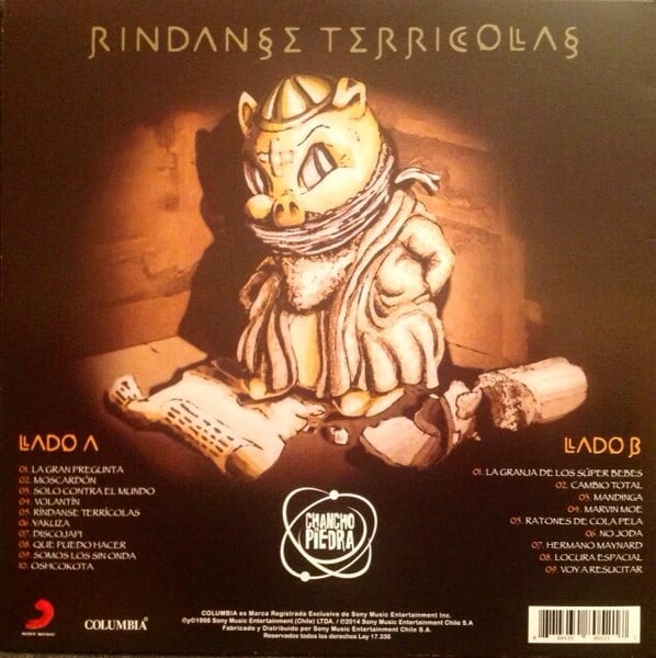 Chancho En Piedra Ríndanse Terrícolas Vinilo2