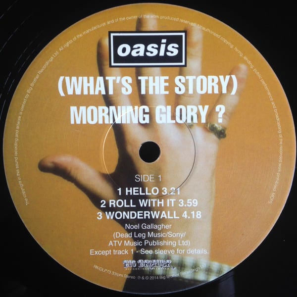 Oasis (what's The Story) Morning Glory? Nuevo Sellado Vinilo3