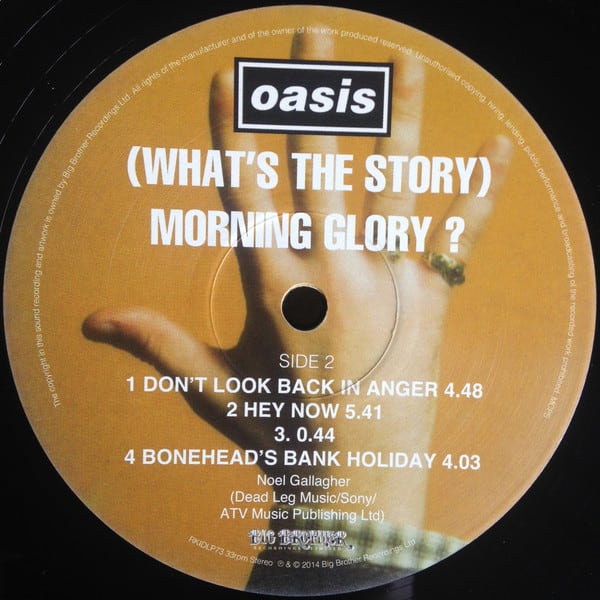 Oasis (what's The Story) Morning Glory? Nuevo Sellado Vinilo4